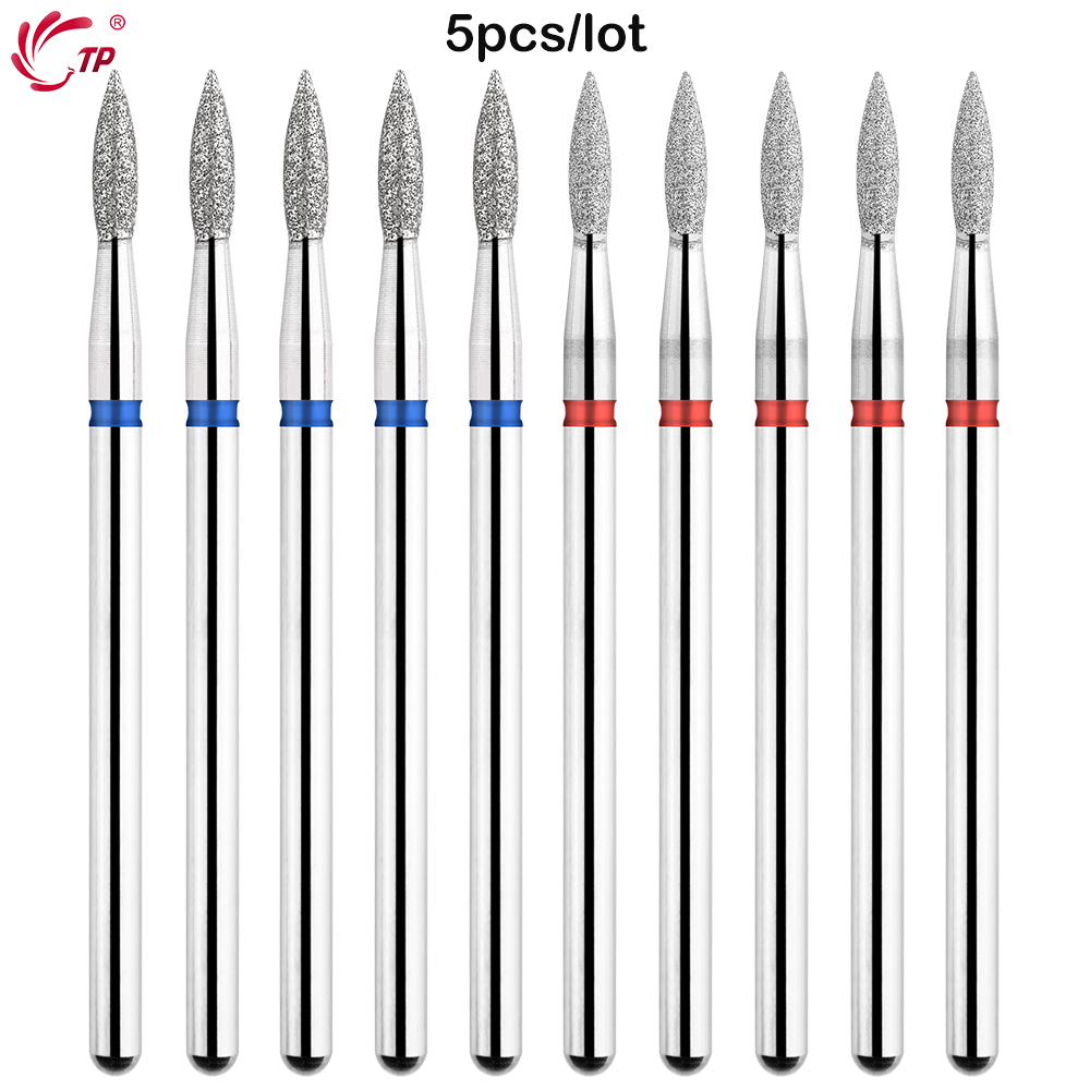 Power Tools Brand - TP 5pcs/lot Flame Nail Bits 3/32''