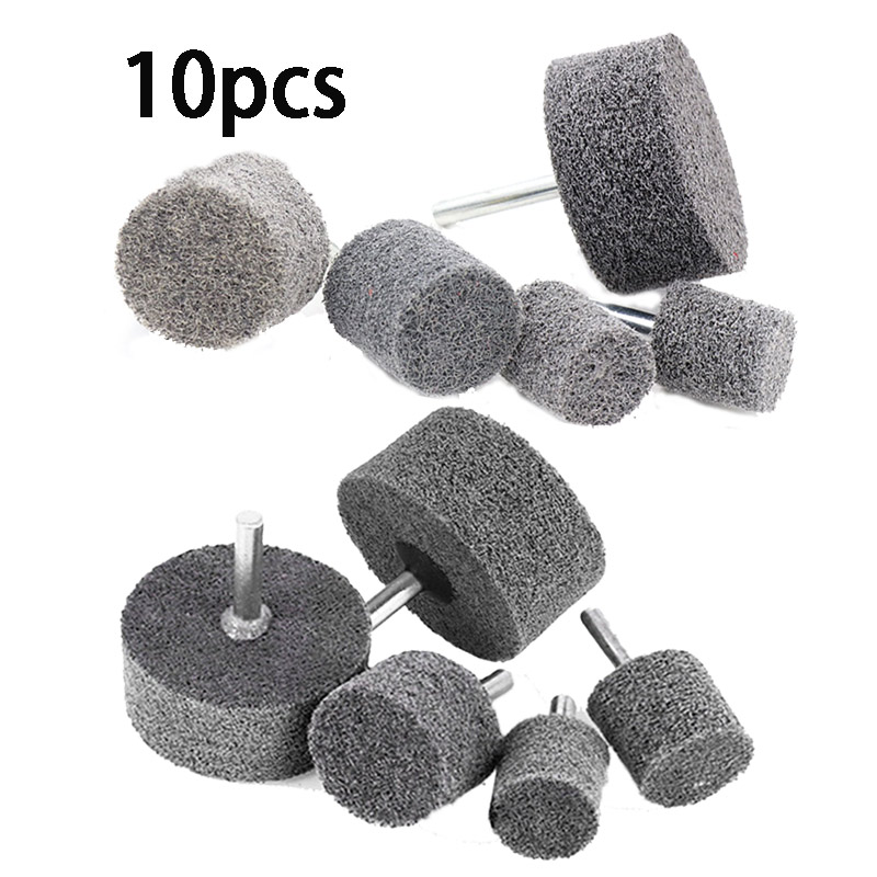 Power Tools Wholesale - 【wholesale】10PCS 6MM Shank Nylon Fiber Polishing