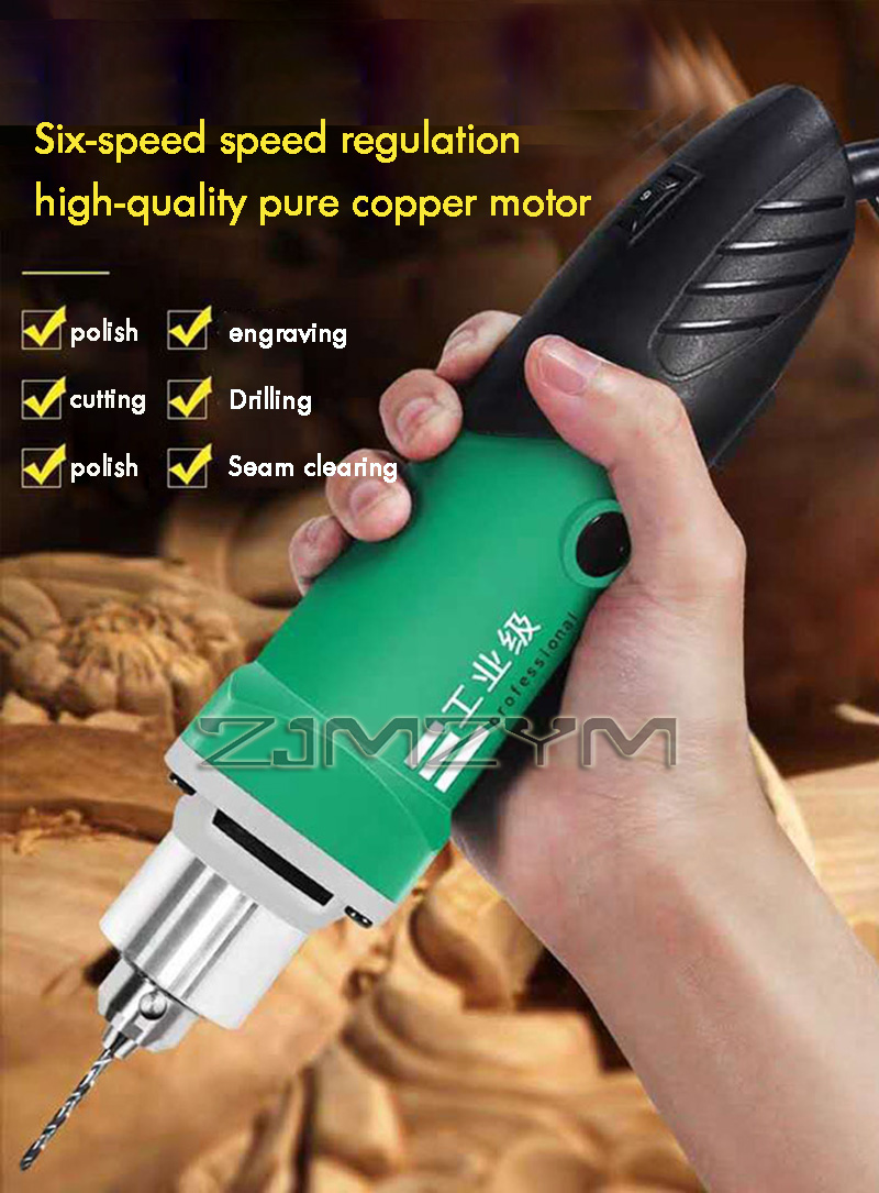 Power Tools Sheets - 6-Position Variable Speed High-Power Engraver Electric