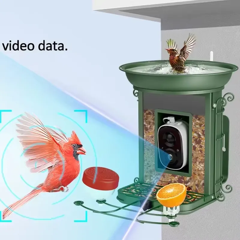 Solar-powered smart bird feede - огляд і ціна Power Tools Ai