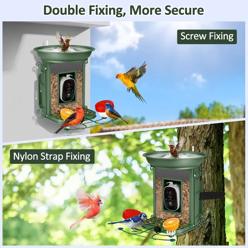 Solar-powered smart bird feede - огляд і ціна Power Tools Ai