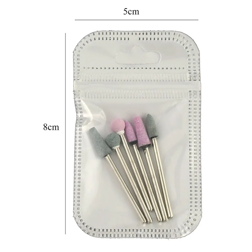 6pcs Nail Drill Bit Set Stone  - огляд і ціна Power Tools Brand