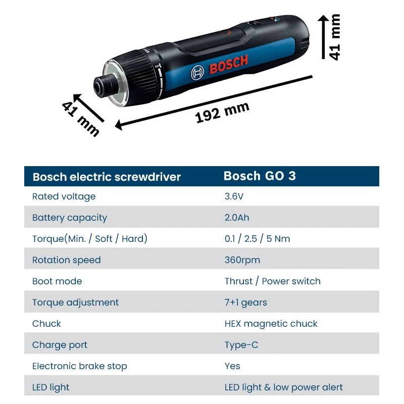BOSCH Go 3 Electric Screwdrive - огляд і ціна Power Tools And Hand Tools