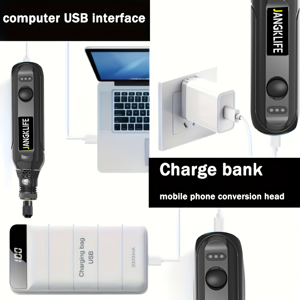 JANGKLIFE USB Cordless Rotary  - огляд і ціна Power Tools Ingco