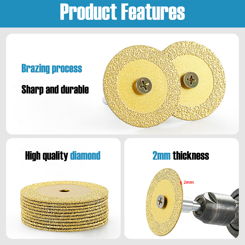 40mm Braze Diamond Saw Blade M - огляд і ціна Power Tools Sheets