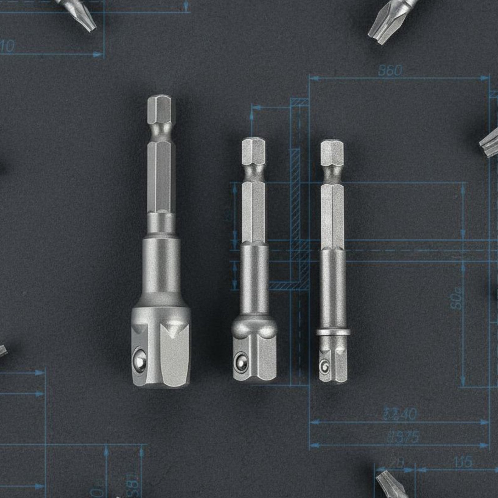 4 Pieces Attractive Power Adap - огляд і ціна Power Tools Technician