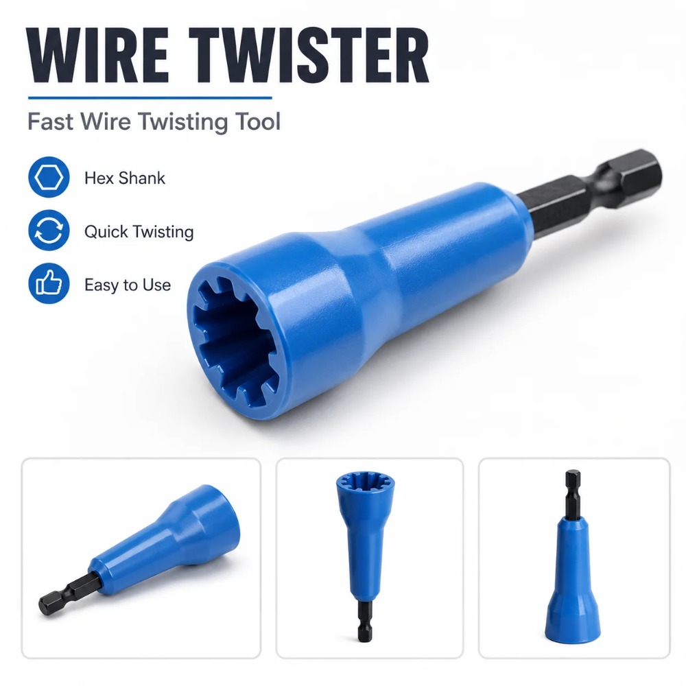 Wire Twister Tool 1/4 Inch Hex - огляд і ціна Power Tools Software