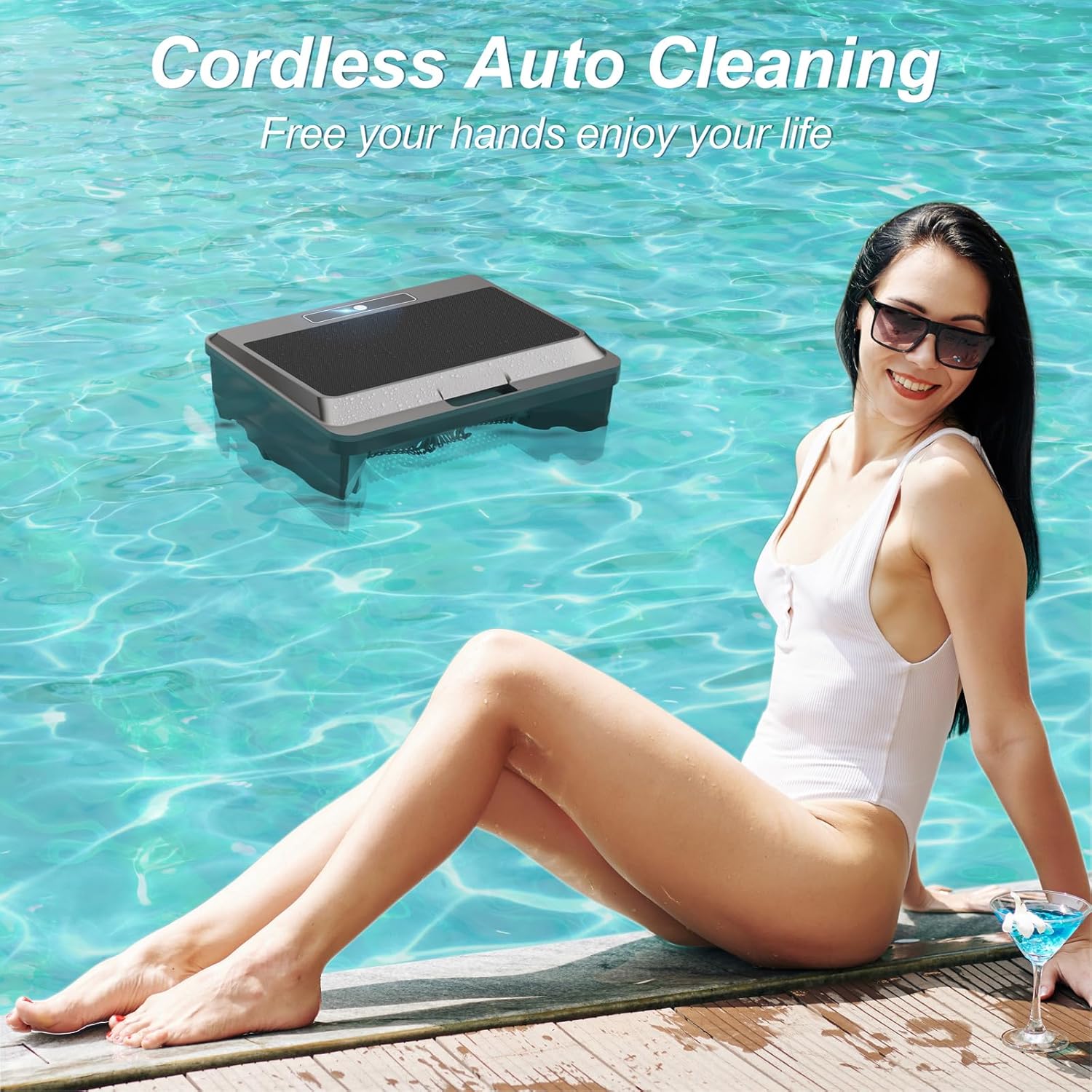 Upgraded Solar Pool Cleaner Po - огляд і ціна Power Tools Vacuum