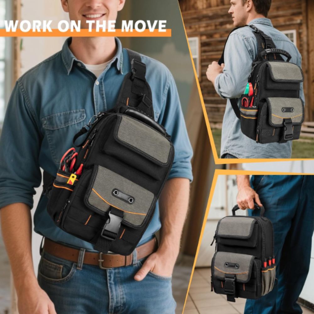 Zippered Electrician Tool Pouc - огляд і ціна Power Tools Band