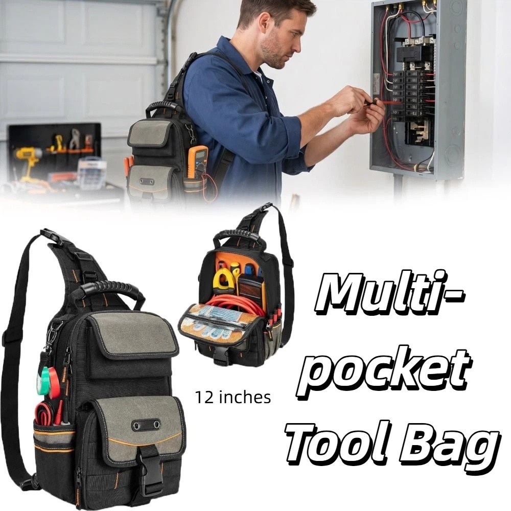 Zippered Electrician Tool Pouc - огляд і ціна Power Tools Band
