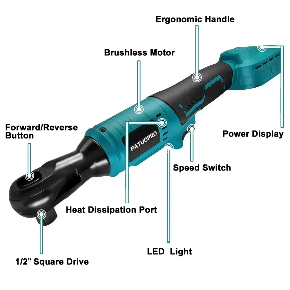 100N.m Brushless Electric Ratc - огляд і ціна Power Tools Ingco