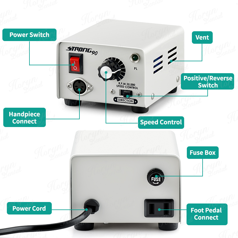 65W Strong 90 Micromotor 102L/ - огляд і ціна Power Tools Sheets