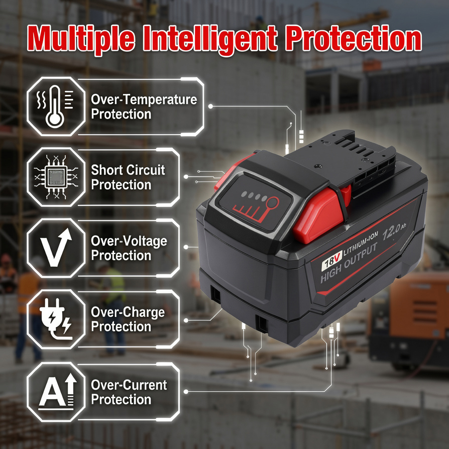 4Pack 18V 12.0Ah High Output B - огляд і ціна Power Tools Milwaukee